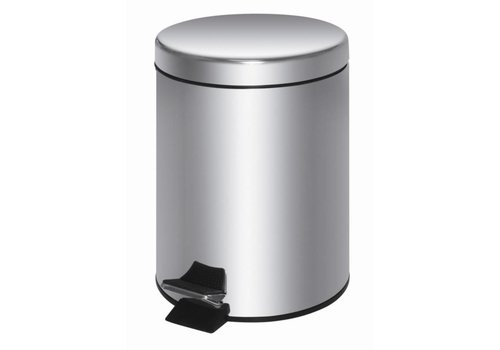  HorecaTraders Poubelle à pédale en acier inoxydable | 20 litres 