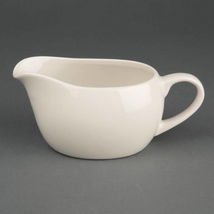 Saucière en porcelaine ivoire | 34 cl (6 pièces)