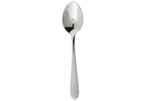  HorecaTraders Stainless Steel Dessert Spoon 19cm | 12 pieces 