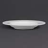 Olympia Assiette à pâtes en porcelaine blanche 31 cm (4 pièces)