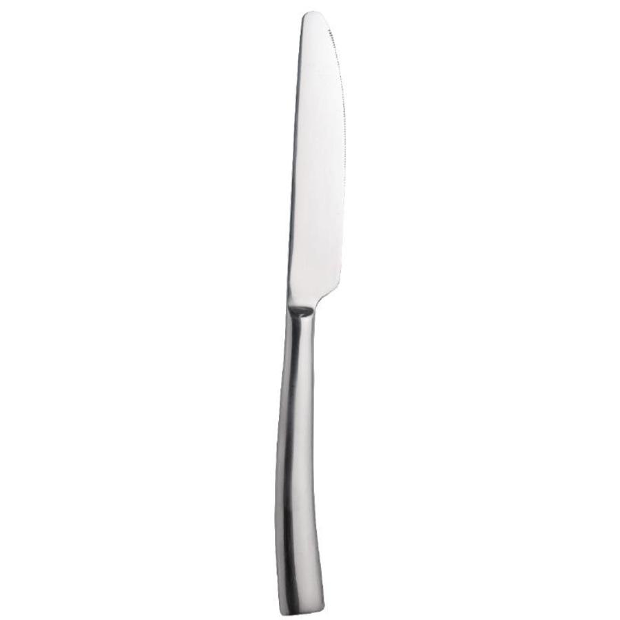 Tafelmesser aus Edelstahl, einzigartiges Design, 22 cm | 12 Stück