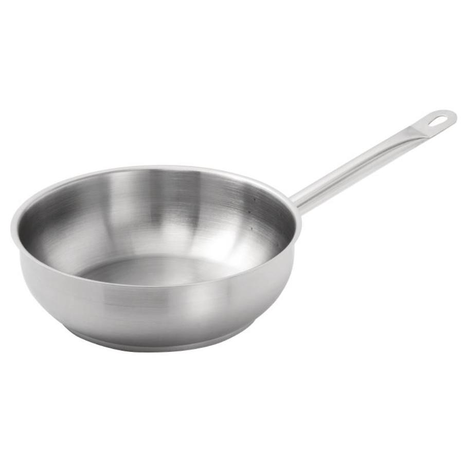 Stainless Steel Sauteuse Conical | Ø24 cm
