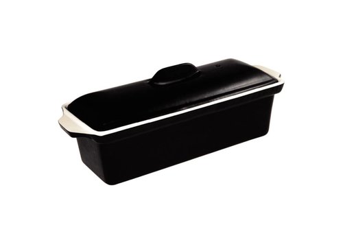  Vogue Black Cast Iron Pate Terrine 1.7Ltr 