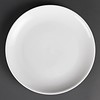 Olympia White porcelain round plate 28 cm (6 pieces)