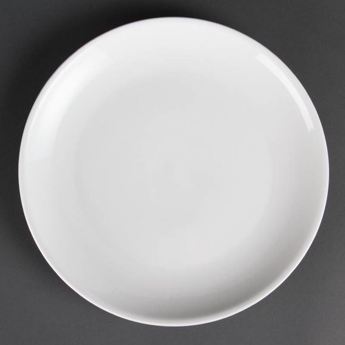  Olympia White porcelain round plate 28 cm (piece 6) 