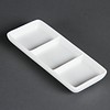 Olympia Plat de service en porcelaine 3 pièces 6x15cm | 12 pièces