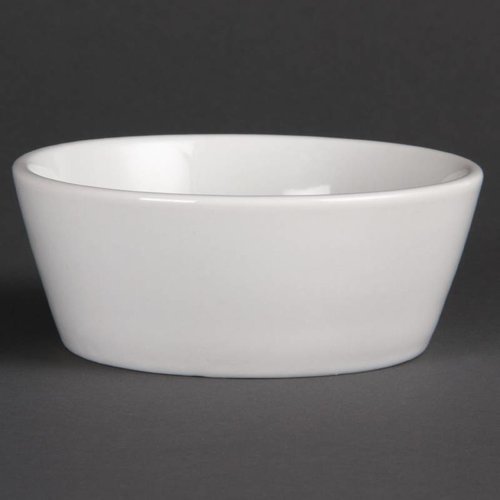  Olympia Weiße Porzellanschale 12cm | 12 Stück 