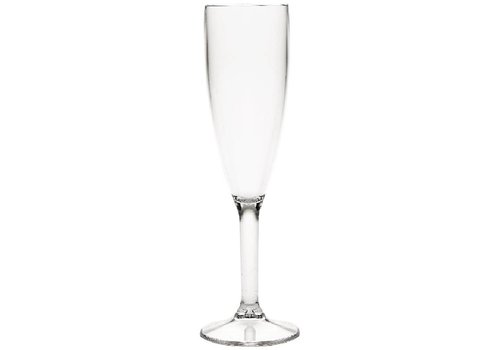  HorecaTraders Flûtes à champagne en polycarbonate, 200 ml (12 pièces) 