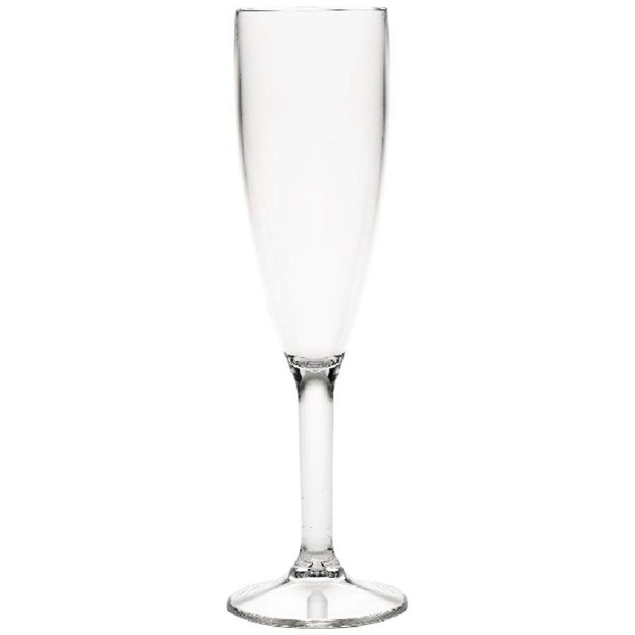 Flûtes à champagne en polycarbonate, 200 ml (12 pièces)