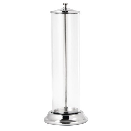  HorecaTraders Straw dispenser chromed 