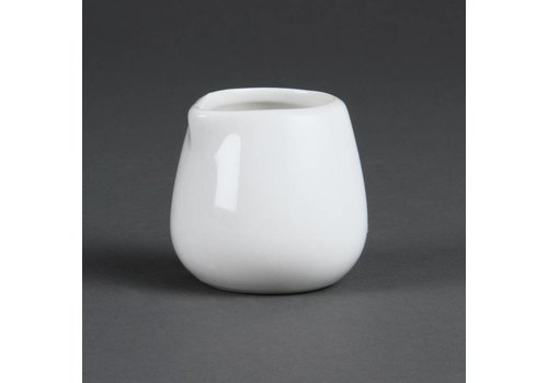  Olympia Porcelain White Milk Jug 24 cl (Piece 12) 