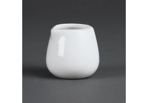  Olympia Pot à lait en porcelaine blanche 24 cl (12 pièces) 