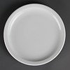 Olympia Porcelain lunch plate with narrow rim 23 cm (12 pieces)