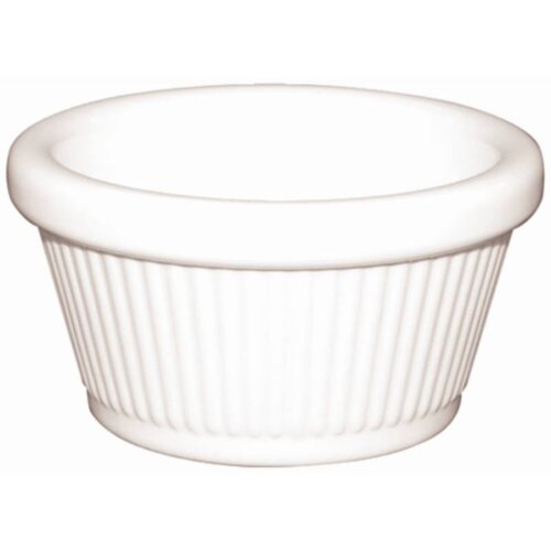  HorecaTraders Ramekin Round Bowl White 11cl (Piece 12) 