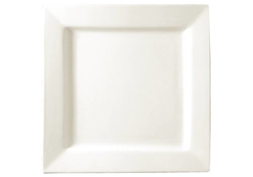  HorecaTraders square white plate 17 cm (6 pieces) 