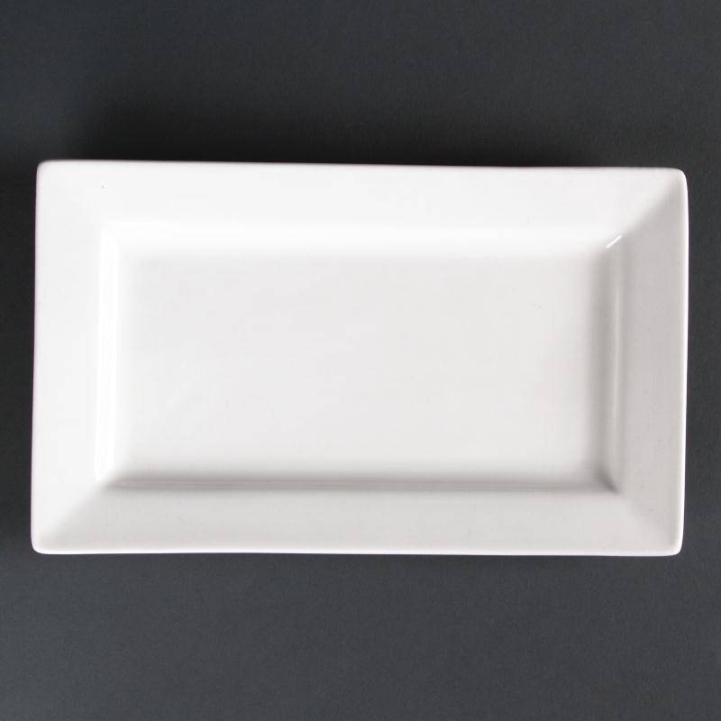 Buy Porcelain Rectangular Plates | 25x15cm (4 Pieces) online ...