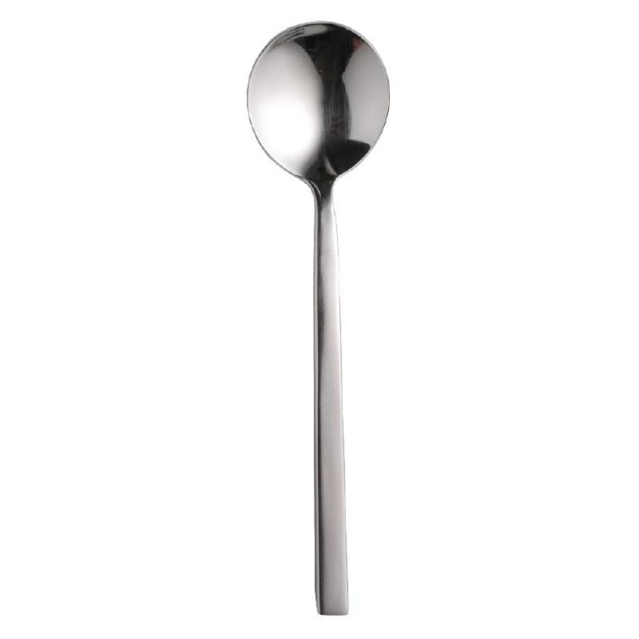 Catering-Suppenlöffel aus Edelstahl 19 cm | 12 Stück