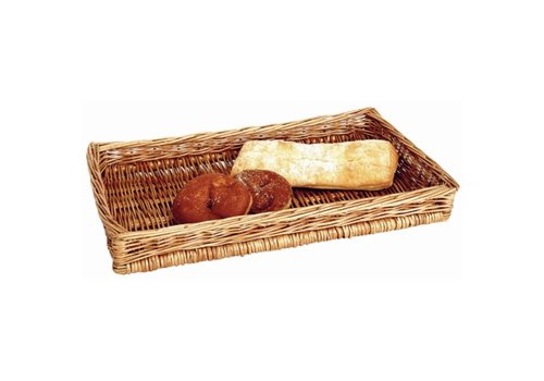  HorecaTraders Rectangular Bread Basket | 7.5 x 28 x 46 cm 