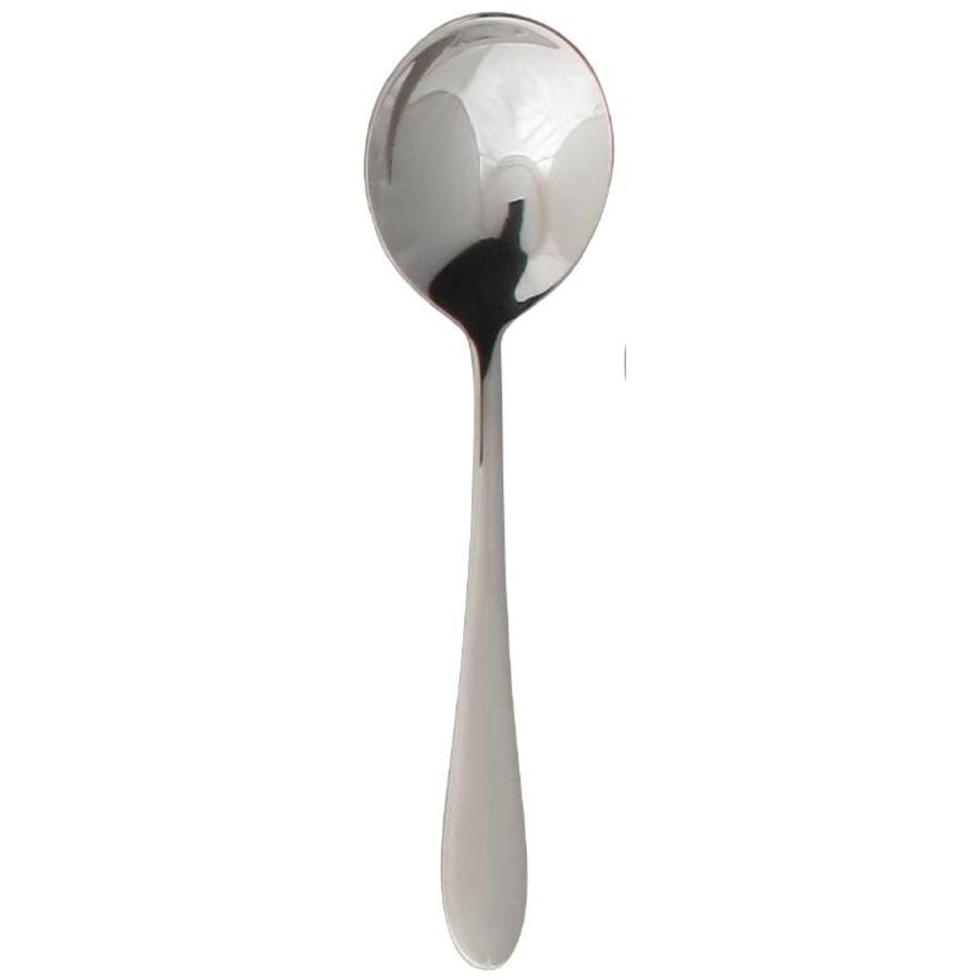 Soup spoons Shiny stainless steel 17cm | 12 pieces