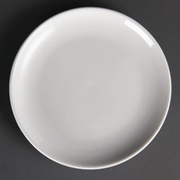 Assiette ronde en porcelaine blanche 20 cm (pièce 12)