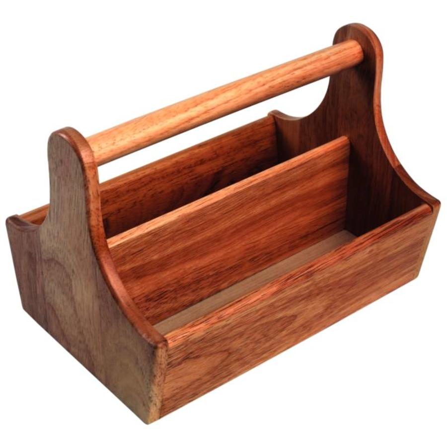 Acacia Wooden Present Basket | 18x25x18cm