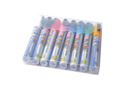  Securit Pen Set 8 Colors | 6mm 