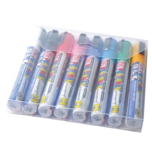  Securit Pen Set 8 Colors | 6 mm 