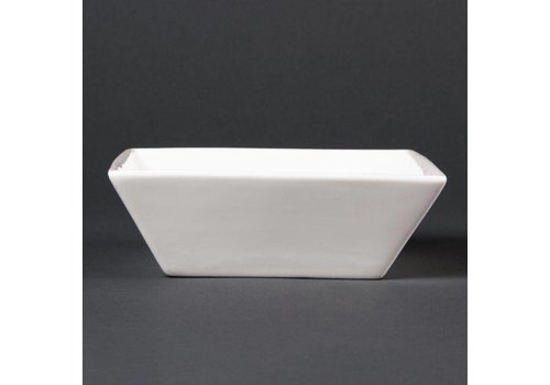  HorecaTraders square serving dish | 14cm | pieces 6 