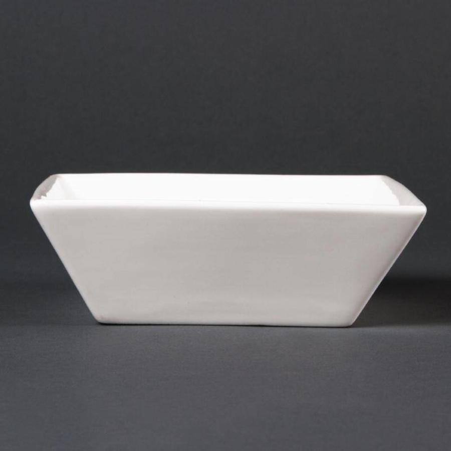 vierkant serveerschaaltje | 14 cm | stuks 6