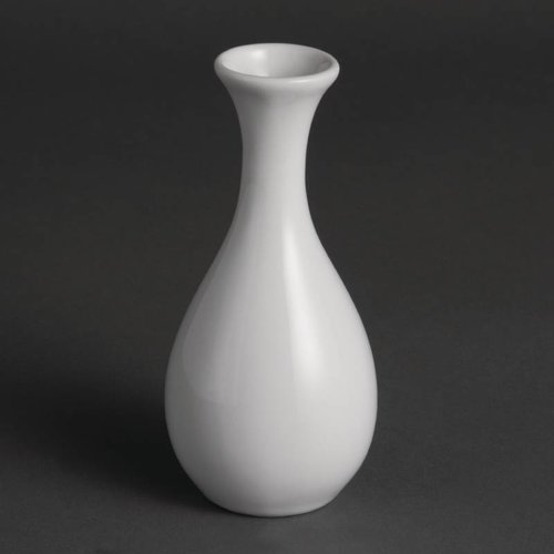  Olympia White Porcelain Table Vase 12.5 (h) cm | 12 pieces 