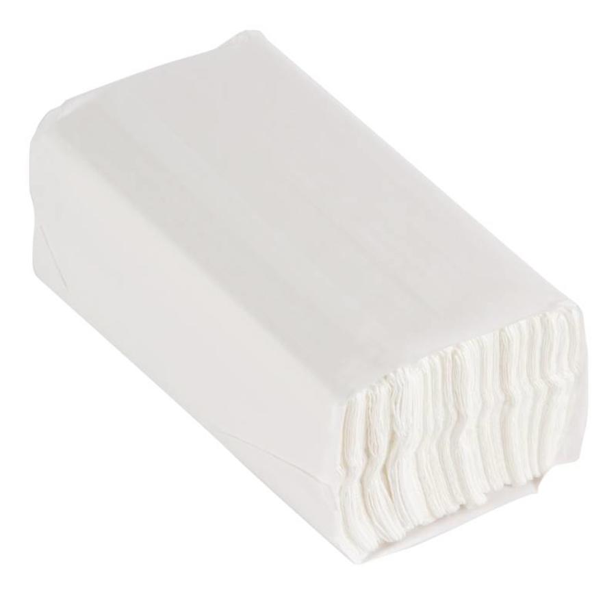 Gevouwen papieren dispenser handdoeken 2-laags (15 pak)