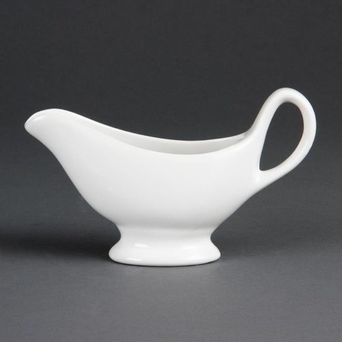  Olympia Porcelain White Sauce Bowls 22cl (6 Pieces) 