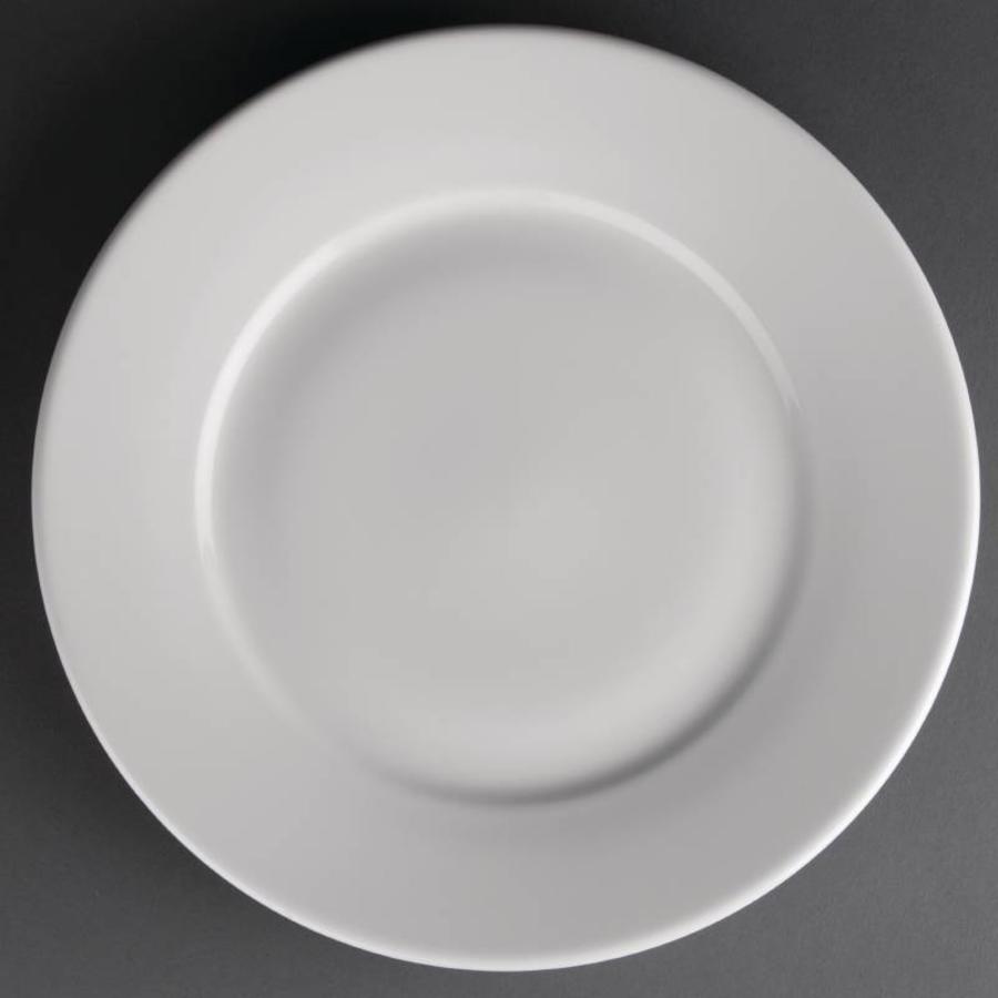 Athena Hotelware plates with wide rim | 25cm