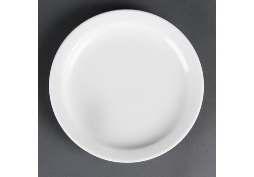  Olympia Small porcelain plates with narrow rim 20 cm (12 pieces) 