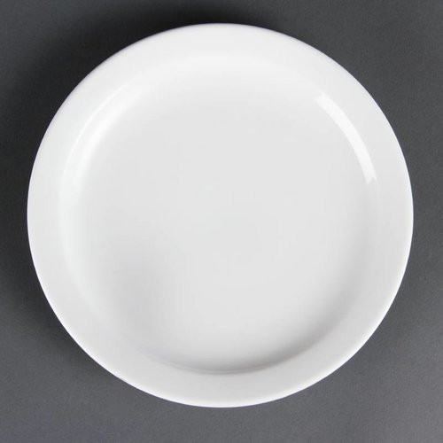  Olympia Small porcelain plates with narrow rim 20 cm (12 pieces) 
