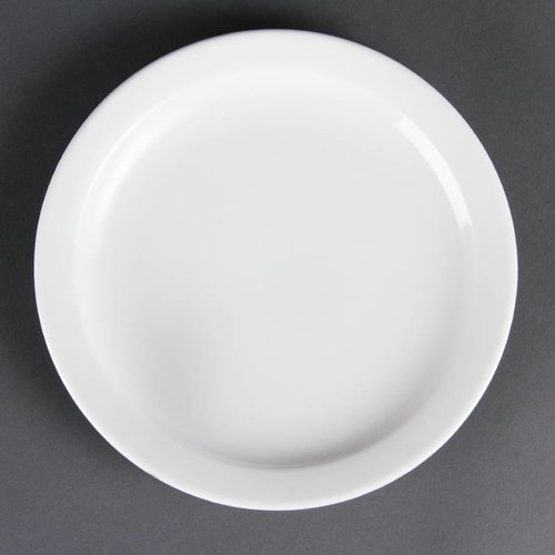  Olympia Small porcelain plates with narrow rim 20 cm (piece 12) 