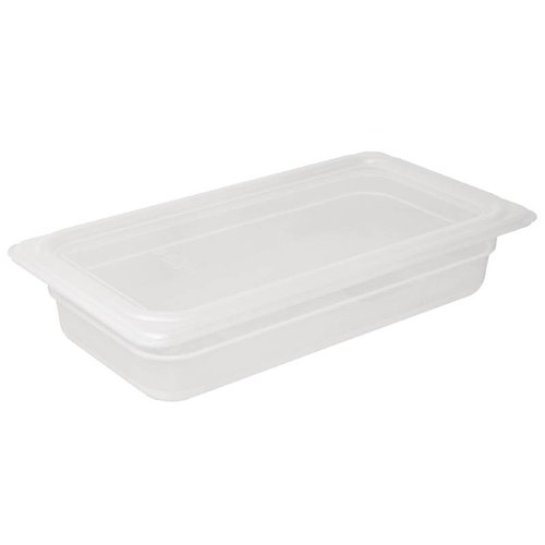  Vogue Plastic 1/3 Gastronorm container with lid | 3 Dimensions 