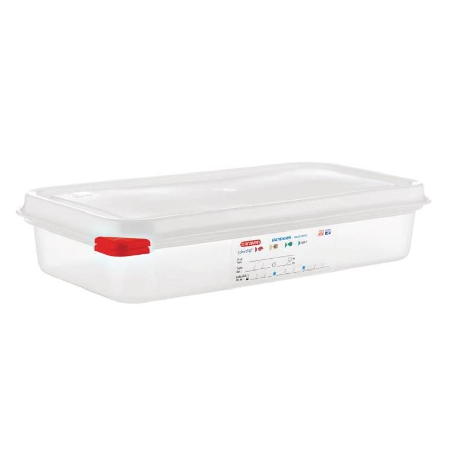 Food containers 1/3 GN (4 pieces) | 2.5 liters