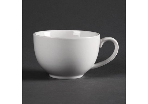  Olympia Porcelain White Coffee Cups 24 cl (Piece 12) 