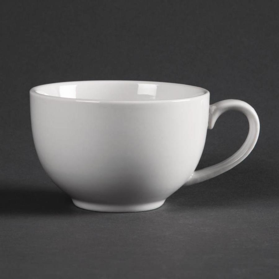 Porcelain White Coffee Cups 24 cl (Pieces 12)