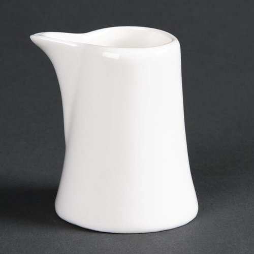  HorecaTraders Porcelain Milk Jug | 5cl (Piece 12) 