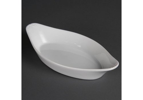  Olympia plat à gratin ovale en porcelaine | 25,3 x 14 cm | pièces 6 