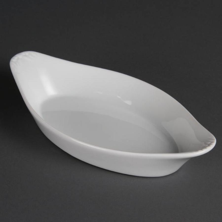 gratin dish porcelain oval | 25.3 x 14cm | pieces 6