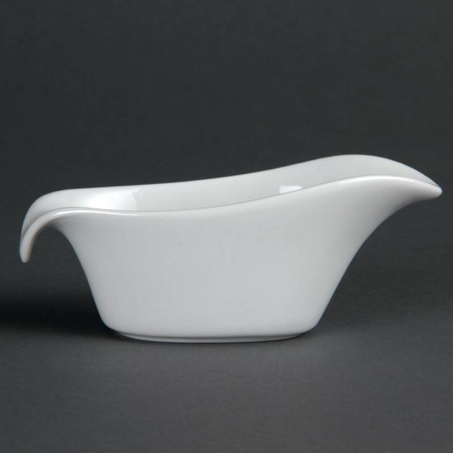 Whiteware Sauce Bowls Porcelain White 9cl (6 pieces)