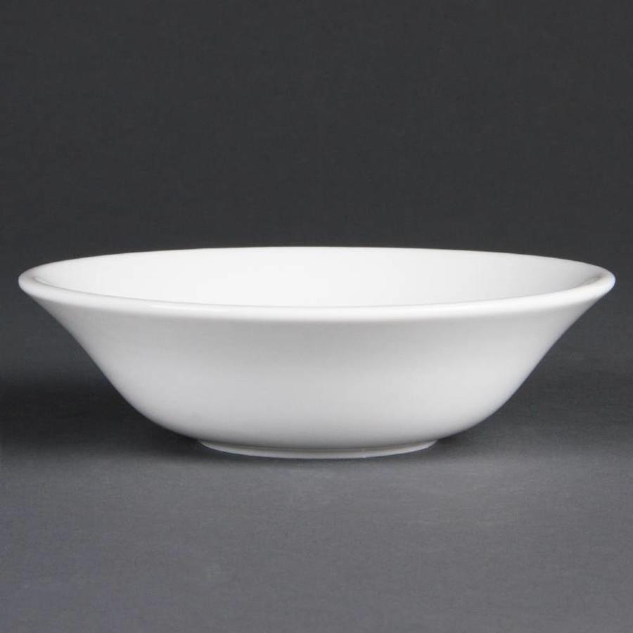 Luxury Fruit Serving Bowl White (12 Pieces)