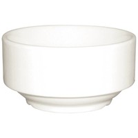 Stackable Porcelain Soup Bowl White | 40cl 6 pcs