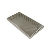 HorecaTraders Bac d'égouttage en acier inoxydable | 30x15x2 cm