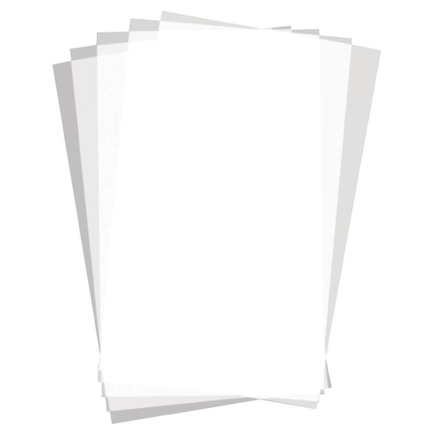 Greaseproof paper without print (500 pieces)