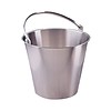 HorecaTraders Bucket stainless steel | 12 Liters | Wouter