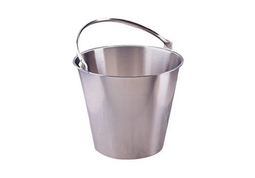  HorecaTraders Eimer Edelstahl | 12 Liter | Wouter 
